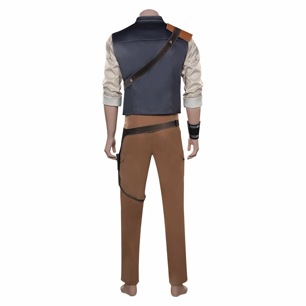 Adulte Star Wars Jedi: Survivor Cal Kestis Homme Cosplay Costume 4 Adulte Star Wars Jedi: Survivor Cal Kestis Homme Cosplay Costume – Image 2