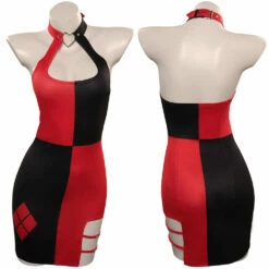 Devant 14 Adulte Quinzel Harley Sexy Robe Harley Quinn Cosplay Costume