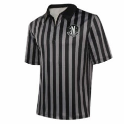 Adulte Wednesday Addams Manches Courtes Noir Cosplay Costume -NEWCOSSKY Soldes 15003696 2