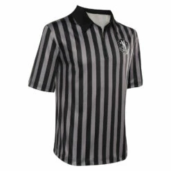 Adulte Wednesday Addams Manches Courtes Noir Cosplay Costume -NEWCOSSKY Soldes 15003696 4