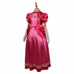 Enfant Film Super Mario Bros Princesse Peach Robe Cosplay Costume Carnaval -NEWCOSSKY Soldes 15003815 2