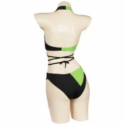 Kim Possible Shego Maillot De Bain Deux Piece Cosplay Costume -NEWCOSSKY Soldes 15003969 3
