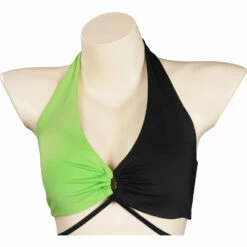 Kim Possible Shego Maillot De Bain Deux Piece Cosplay Costume -NEWCOSSKY Soldes 15003969 7