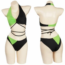 Kim Possible Shego Maillot De Bain Deux Piece Cosplay Costume -NEWCOSSKY Soldes 15003969 cosplayying