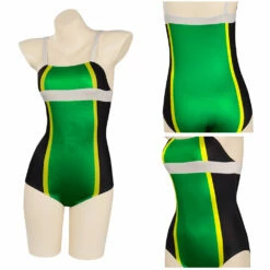 My Hero Academia Tsuyu Maillot De Bain Cosplay Costume -NEWCOSSKY Soldes 15003975 costumebuy2009