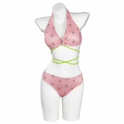 Demon Slayer Kimetsu No Yaiba Kamado Nezuko Maillot De Bain Cosplay Costume -NEWCOSSKY Soldes 15003977 1