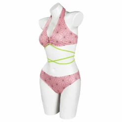 Demon Slayer Kimetsu No Yaiba Kamado Nezuko Maillot De Bain Cosplay Costume -NEWCOSSKY Soldes 15003977 2