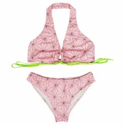 Demon Slayer Kimetsu No Yaiba Kamado Nezuko Maillot De Bain Cosplay Costume -NEWCOSSKY Soldes 15003977 7