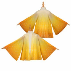 Demon Slayer Kimetsu No Yaiba Enfant Agatsuma Zenitsu Cape Maillot De Bain Costume - Cossky