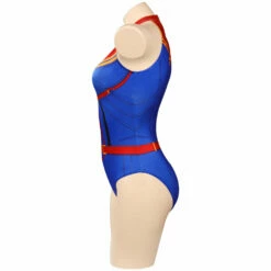 Captain Carol Danvers Maillot De Bain Cosplay Costume -NEWCOSSKY Soldes 15004010 5