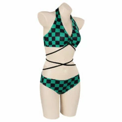 Demon Slayer Kimetsu No Yaiba Kamado Tanjiro Maillot De Bain Cosplay Costume Design Original -Cossky -NEWCOSSKY Soldes 15004018 4