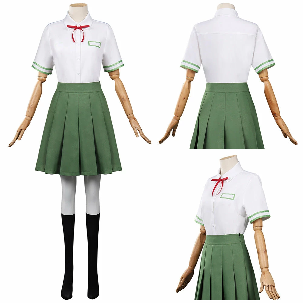 Film Suzume No Tojimari Suzume Cosplay Costume JK Uniforme Scolaire Carnaval 5 Film Suzume No Tojimari Suzume Cosplay Costume JK Uniforme Scolaire Carnaval – Image 3