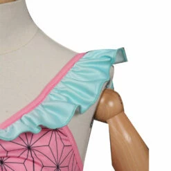 Demon Slayer Kimetsu No Yaiba Enfant Kamado Nezuko Maillot De Bain Cosplay Costume -NEWCOSSKY Soldes 15004079 5