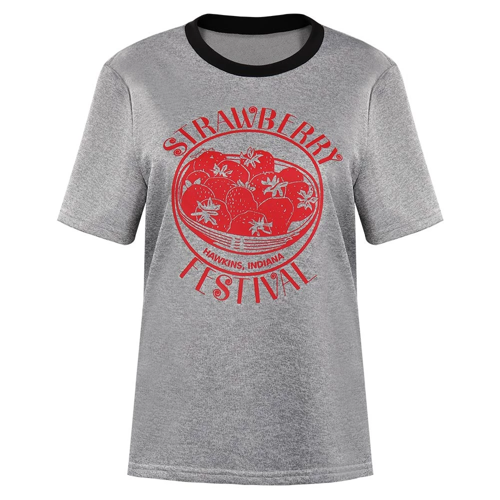 Stranger Things 4 Eleven Été T-shirt Cosplay Costume 6 Stranger Things 4 Eleven Été T-shirt Cosplay Costume – Image 4