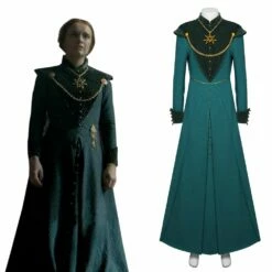 House Of The Dragon Alicent Hightower Robe Cosplay Costume Carnival Halloween