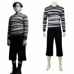 Adulte Wednesday Addams Pugsley Addams Uniform Cosplay Costume