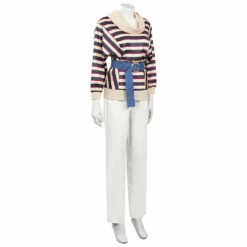 Enfant Stranger Things Season 4 Nancy Wheeler T-Shirt Pants Cosplay Costume Halloween Carnival -NEWCOSSKY Soldes 15004470 4