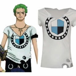 Film One Piece Red Roronoa Zoro T-shirt Cosplay Costume
