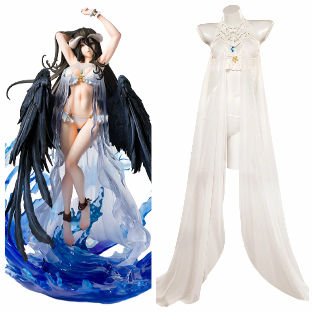 Ouverlord Albedo Maillot De Bain Design Original Cosplay Costume Carnaval 3 Ouverlord Albedo Maillot De Bain Design Original Cosplay Costume Carnaval