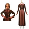 Adulte Wednesday Addams Goody Addams Vintage Robe Cosplay Costume -NEWCOSSKY Soldes 15008423 cosplaystyle2014