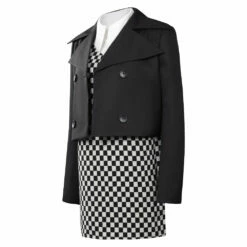 TV Adulte Wednesday Addams Wednesday Top Cosplay Costume Carnaval -NEWCOSSKY Soldes 15008433 2