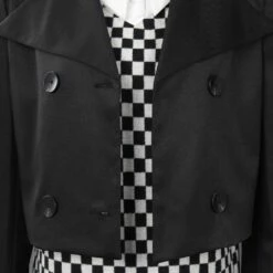 TV Adulte Wednesday Addams Wednesday Top Cosplay Costume Carnaval -NEWCOSSKY Soldes 15008433 5