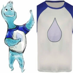 Adulte Film Élémentaire Wade T-shirt Cosplay Costume