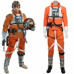 Star Wars Luke Skywalker Pilot Ensemble Uniform Cosplay Costume