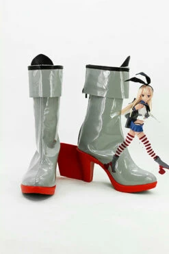Kantai Collection Destroyer Japonais Shimakaze Botte Cosplay Chaussures