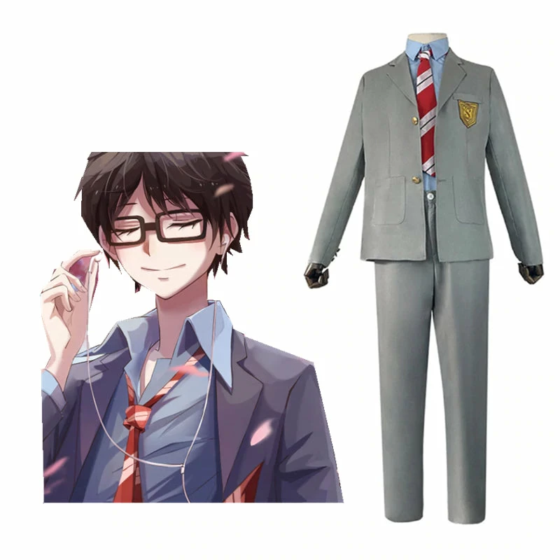 Your Lie In April Kuno Miyagano Uniform Cosplay Costume 3 Your Lie In April Kuno Miyagano Uniform Cosplay Costume