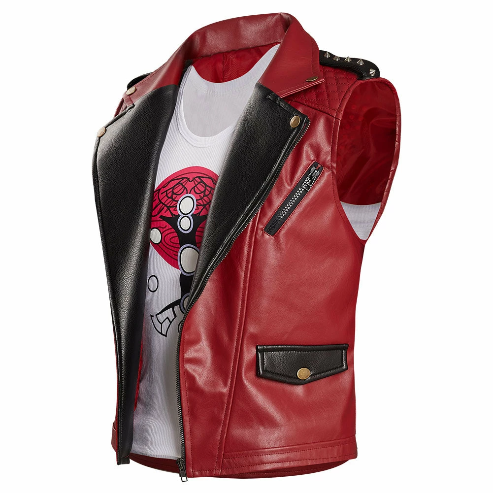 2022 Thor: Love And Thunder Thor Gilet & T-shirt Cosplay Costume 6 2022 Thor: Love And Thunder Thor Gilet & T-shirt Cosplay Costume – Image 4
