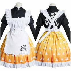 Demon Slayer Kimetsu No Yaiba Agatsuma Zenitsu Maid Costume Cosplay - Cossky -NEWCOSSKY Soldes 19674955a197061a33e5115bbeb0e9d6
