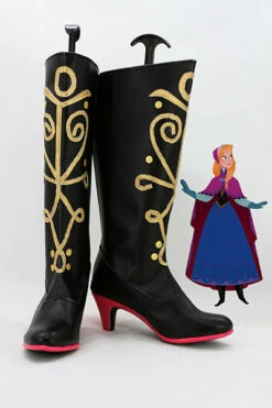 La Reine Des Neiges Princess Anna Cosplay Chaussures