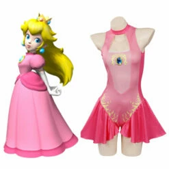 Mario Princess Peach Maillot De Bain Design Original Cosplay Costume