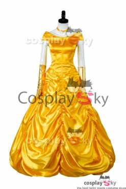 2017 La Belle Et La Bete Robe De Bal Cosplay Costume 16 2017 La Belle Et La Bete Robe De Bal Cosplay Costume -NEWCOSSKY Soldes 2017 beauty and the beast belle dress ball gown cosplay costume 3