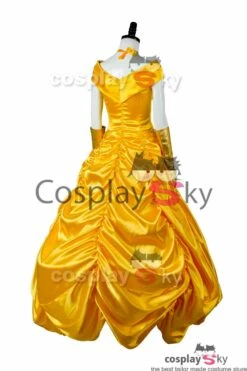 2017 La Belle Et La Bete Robe De Bal Cosplay Costume 19 2017 La Belle Et La Bete Robe De Bal Cosplay Costume -NEWCOSSKY Soldes 2017 beauty and the beast belle dress ball gown cosplay costume 6