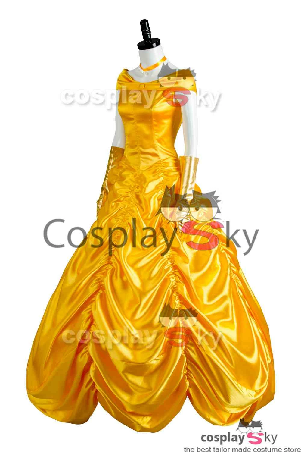2017 La Belle Et La Bete Robe De Bal Cosplay Costume 10 2017 La Belle Et La Bete Robe De Bal Cosplay Costume – Image 8