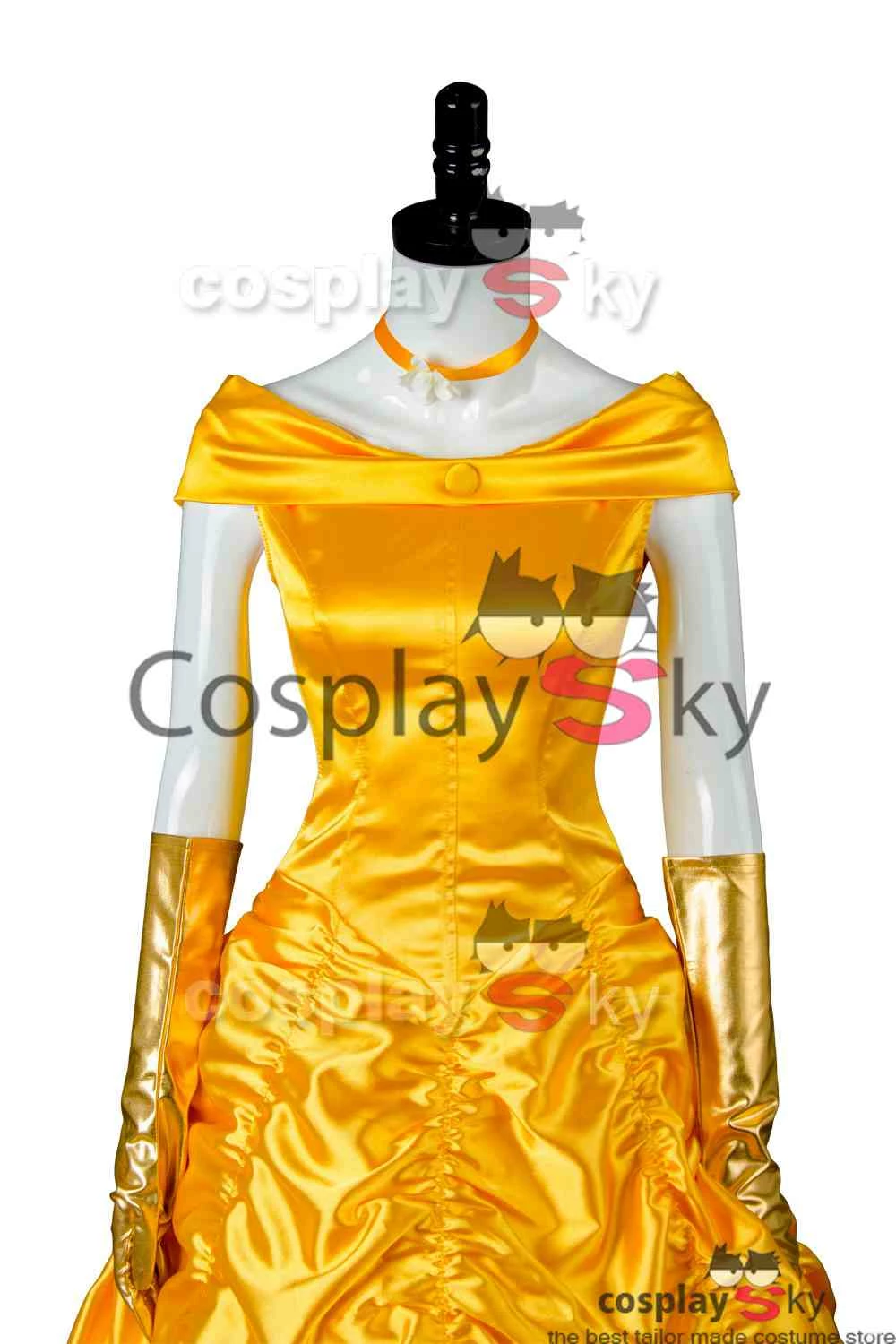 2017 La Belle Et La Bete Robe De Bal Cosplay Costume 6 2017 La Belle Et La Bete Robe De Bal Cosplay Costume – Image 4