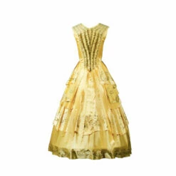 2017 La Belle Et La Bete Film Belle Robe Cosplay Costume