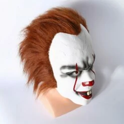2017 IT Film Pennywise Le Clown Masque Cosplay Accessoire -NEWCOSSKY Soldes 2017 it movie pennywise the clown mask cosplay prop 3