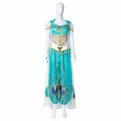 2019 Film Aladdin Princesse Jasmine Cosplay Costume Pour Adulte Et Enfant