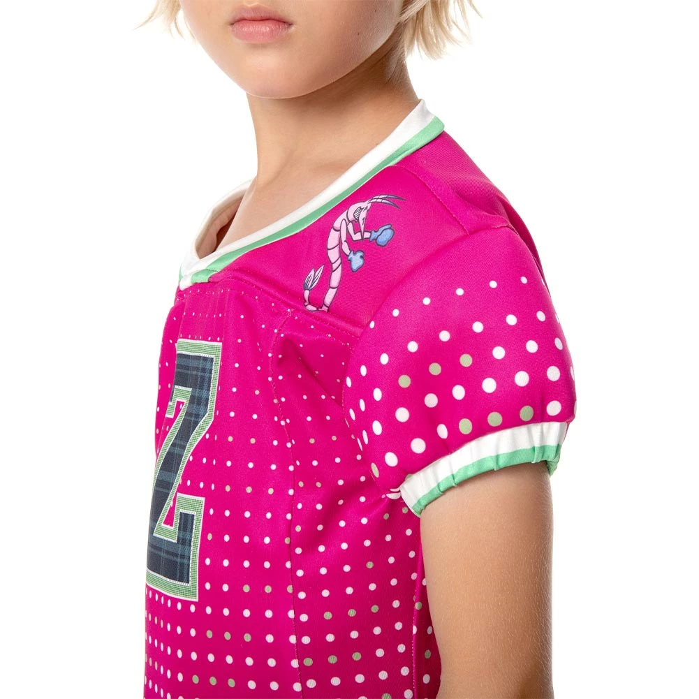 2022 Film Enfant Zombies 3 Zed T-shirt Cosplay Costume Halloween Carnival 9 2022 Film Enfant Zombies 3 Zed T-shirt Cosplay Costume Halloween Carnival – Image 7