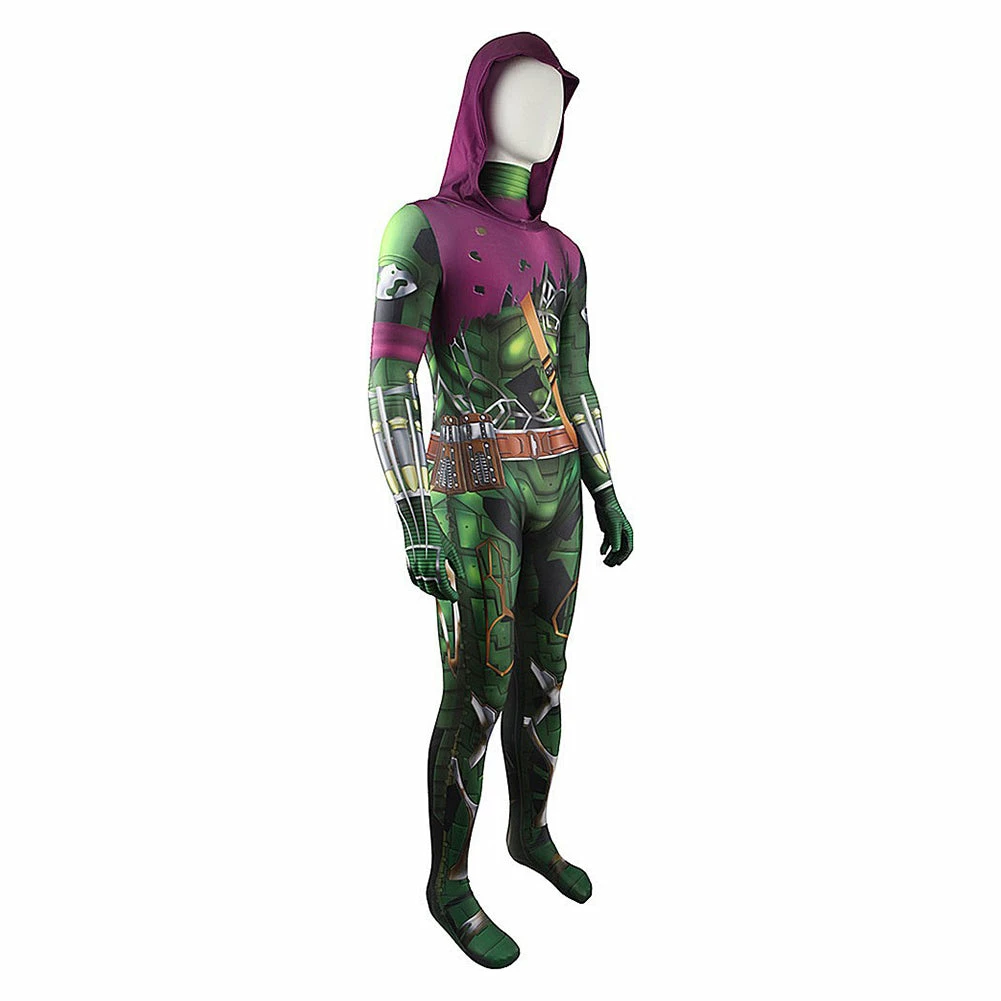 Spider-Man Green Goblin Combinaison Cosplay Costume 7 Spider-Man Green Goblin Combinaison Cosplay Costume – Image 5