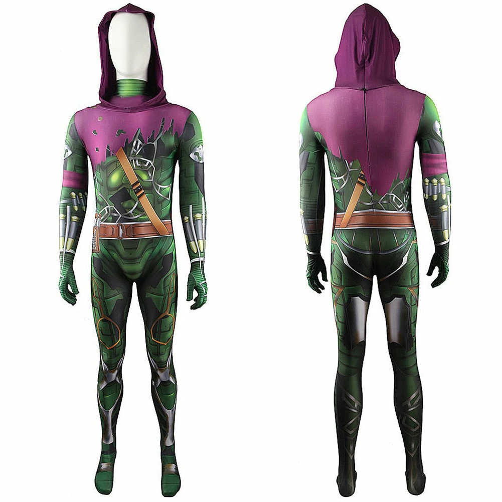 Spider-Man Green Goblin Combinaison Cosplay Costume 3 Spider-Man Green Goblin Combinaison Cosplay Costume