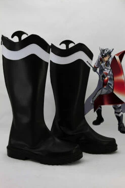 Akame Ga KILL! Night Raid Bulat Botte Noire Cosplay Chaussures
