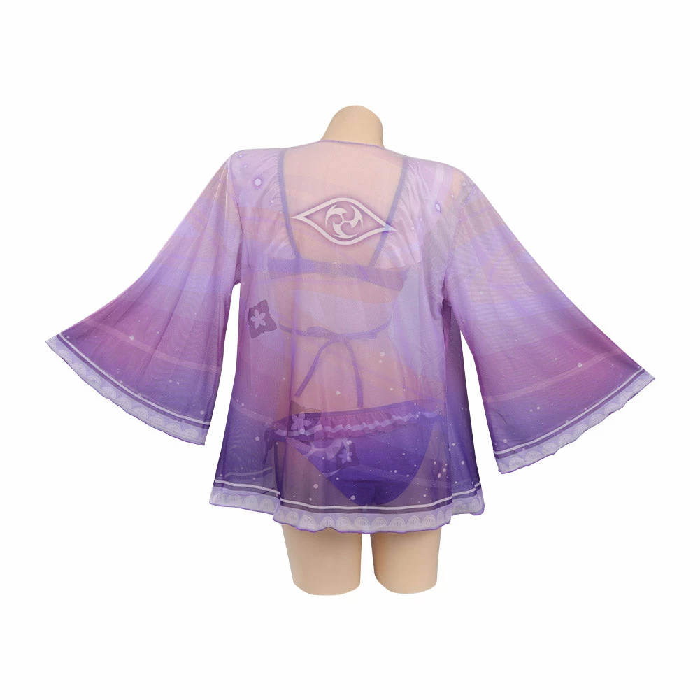 Genshin Impact Raiden Shogun Maillot De Bain Design Original Cosplay Costume-Cossky 4 Genshin Impact Raiden Shogun Maillot De Bain Design Original Cosplay Costume-Cossky – Image 2