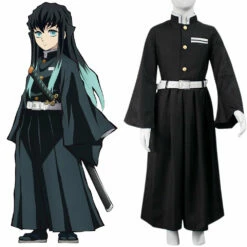 Enfant Demon Slayer Kimetsu No Yaiba Tokitou Muichirou Cosplay Costume