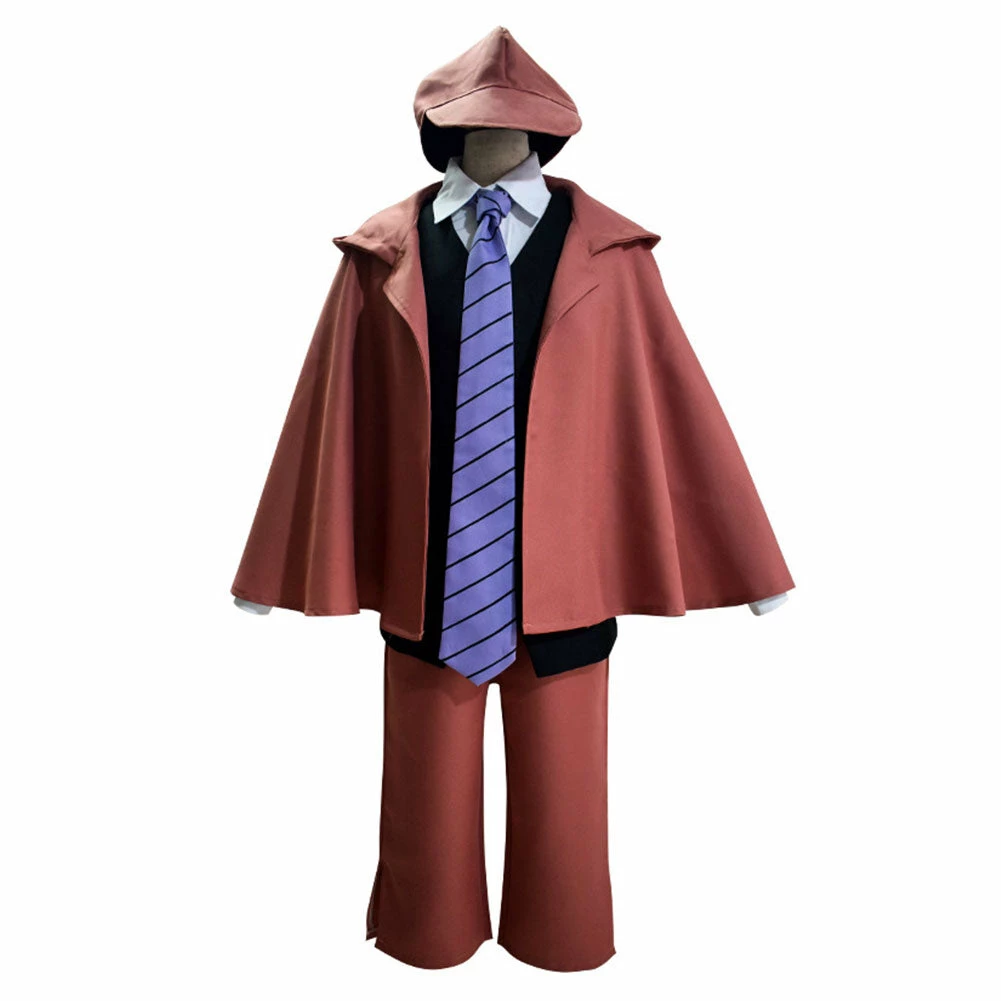 Adulte Bungo Stray Dogs Edogawa Rampo Uniform Cosplay Costume Carnaval Suit 5 Adulte Bungo Stray Dogs Edogawa Rampo Uniform Cosplay Costume Carnaval Suit – Image 3