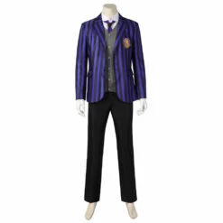 Wednesday Addams Eugene Otinger Uniforme Scolaire Cosplay Costume