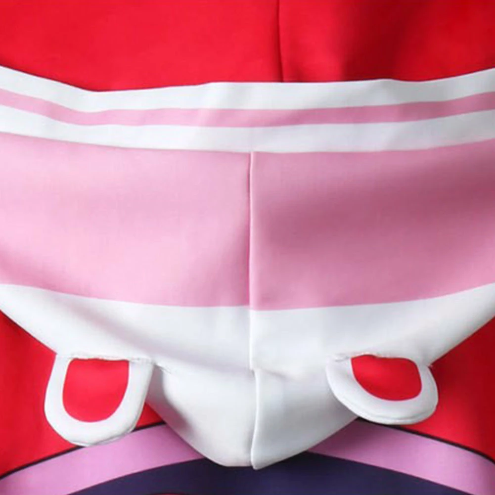 Adulte One Piece: Red Shanks Fille UTA Rouge Robe Cosplay Costume 7 Adulte One Piece: Red Shanks Fille UTA Rouge Robe Cosplay Costume – Image 5